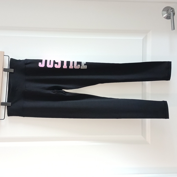 NWT Justice Girls - Justice Logo Leggings - Picture 2 of 8